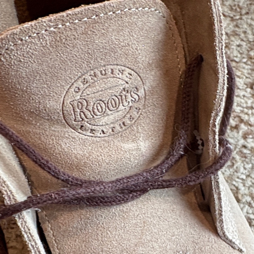 Roots tan Suede Lace-Up Desert / chukka Boots size 10.5 - Picture 6 of 8
